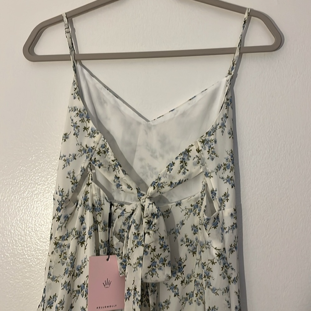 Hello Molly | New modern Ophelia maxi dress Women’s size 10 ditsy floral ruffle - Picture 8 of 14